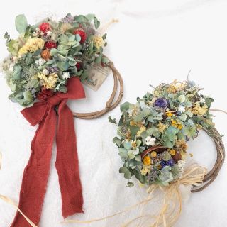 ユーカリと紫陽花と花々のリース | www.beykoztipmerkezi.com