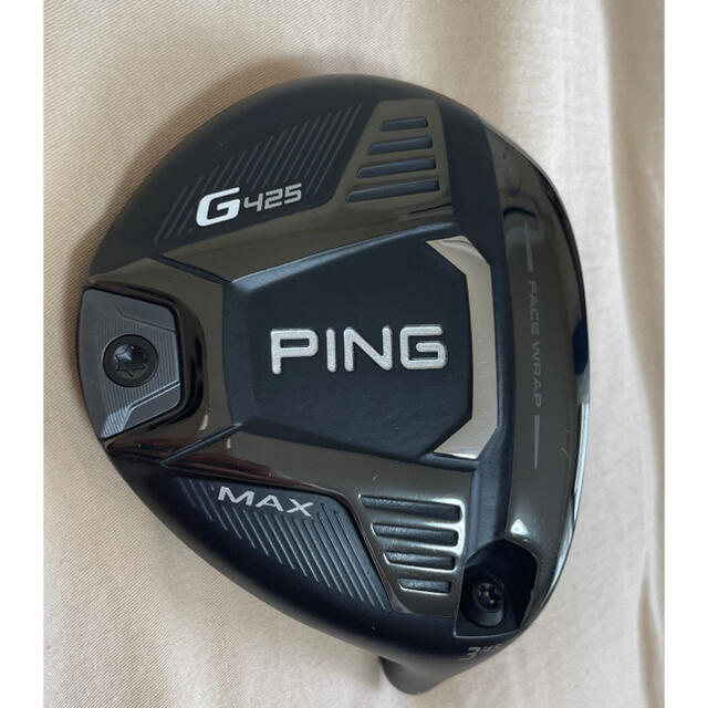 【9日13時まで値下げ、美品】 PING g425 MAX 3w ヘッドのみ