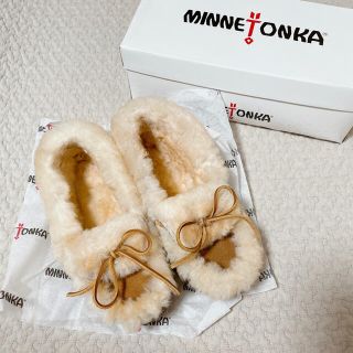 ミネトンカ(Minnetonka)のMINNETONKA アルティメット　ファーモカシン(スリッポン/モカシン)