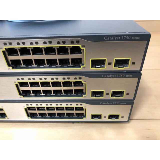 CCNA、CCNP】2台CISCO Catalyst WS-C3750 | vrealitybolivia.com
