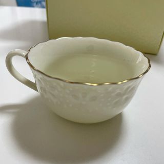 ペアティーカップ　花モチーフ(グラス/カップ)