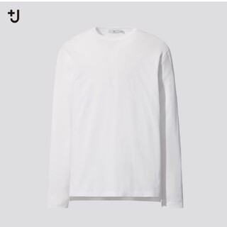 ユニクロ(UNIQLO)の新品タグ付 +j スーピマコットンクルーネックT（長袖）(Tシャツ/カットソー(七分/長袖))