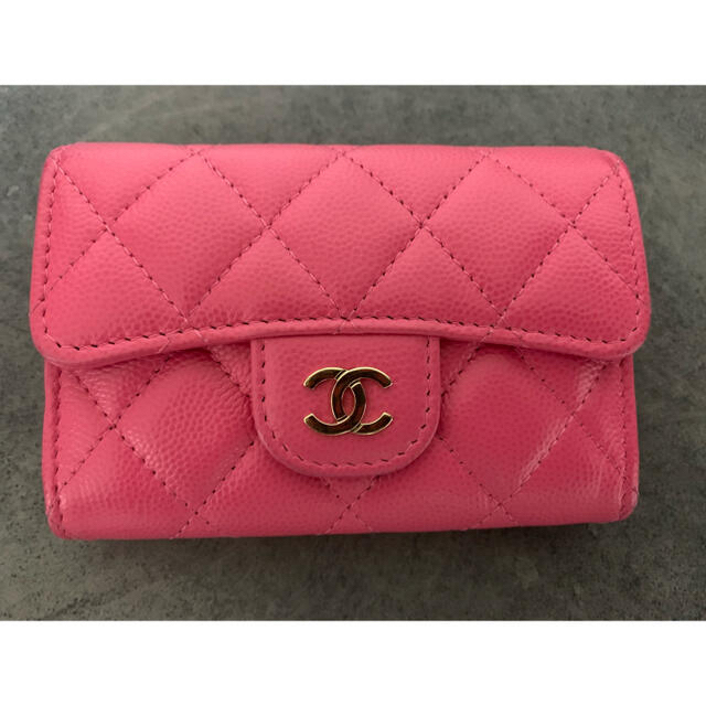 CHANEL(シャネル)の【マイコ様専用】美品　シャネル　名刺入れ/カードケース キャビアスキン レディースのファッション小物(名刺入れ/定期入れ)の商品写真