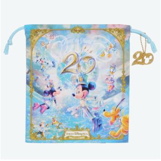 ディズニー(Disney)の最終値下げ！　ディズニーシー　20周年　タイムトゥシャイン　きんちゃく(キャラクターグッズ)