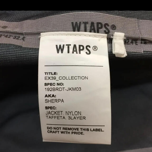 希少 2019 WTAPS SHERPA マウンテンパーカー 希少 2019 WTAPS SHERPA マウンテンパーカー