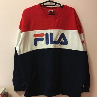 フィラ(FILA)のFILA フィラ トレーナー ビックサイズ  メンズ レディース  古着 秋 冬(トレーナー/スウェット)