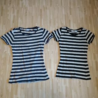 ザラ(ZARA)のZARA BASICS ストレッチ Tシャツ 2枚セット(Tシャツ(半袖/袖なし))