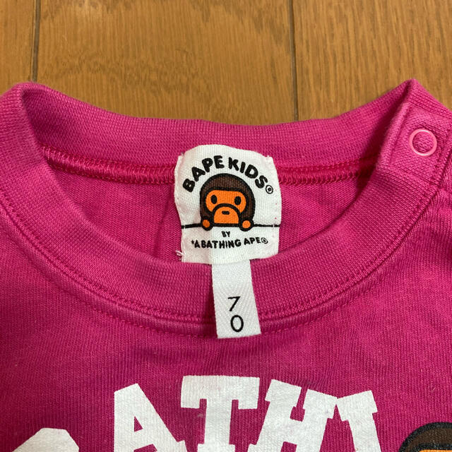 A BATHING APE(アベイシングエイプ)のベイプ　Tシャツ キッズ/ベビー/マタニティのベビー服(~85cm)(Ｔシャツ)の商品写真