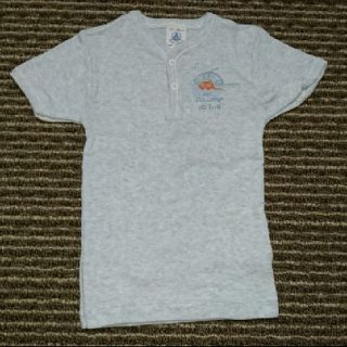 プチバトー(PETIT BATEAU)のプチバトー petit bateau半袖 Tｼｬﾂ 水色 車 12ｍ 74cm(シャツ/カットソー)