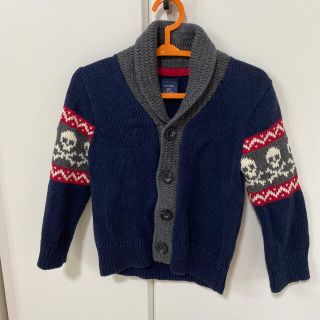 ベビーギャップ(babyGAP)のbabyGAP スカルカーディガン 80cm(カーディガン/ボレロ)