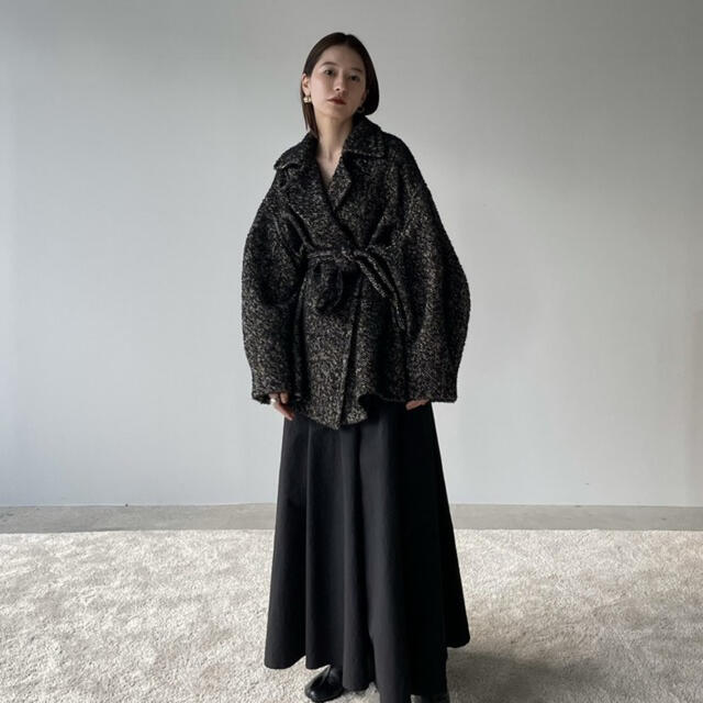 STUDIOUS - CLANE MIX LOOP TWEED BOX COATの通販 by ワニコト ...