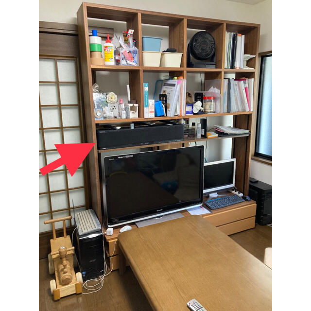 壁面収納 コネクト ウォルナット(ミドルブラウン) | www