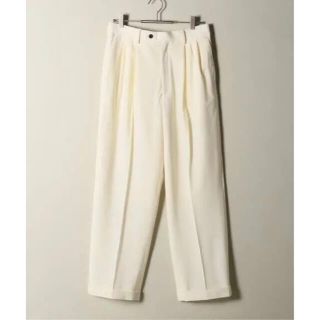 コモリ(COMOLI)の【最終値下げ】SEAN NISH 3TUCK TROUSERS スラックス(スラックス)