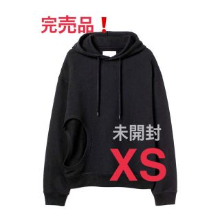 トーガ(TOGA)のTOGA x H&M カットアウト　スウェット　パーカー　XSサイズ(パーカー)