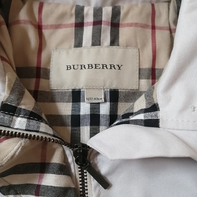 BURBERRY - 【値下げ】BURBERRY ノバチェックフード付き コート 10Y ...