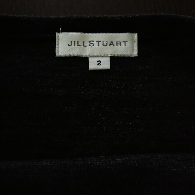 JILLSTUART(ジルスチュアート)のJILL STUART ジルスチュアート　ブラック　フリース　ワンピース　S レディースのワンピース(ひざ丈ワンピース)の商品写真