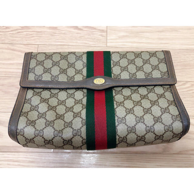 GUCCI グッチ オールドグッチ シェリーライン クラッチバッグ 豪華