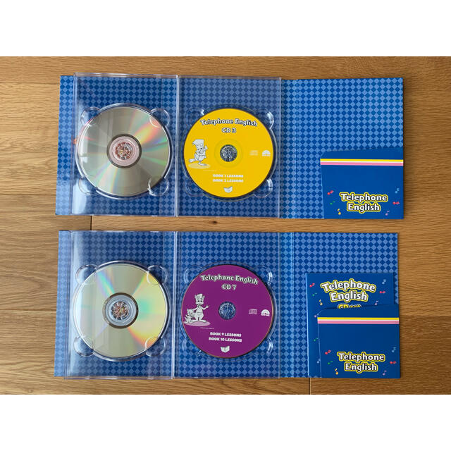 DWE テレフォンイングリッシュ CD(7枚)セット1・2 エンタメ/ホビーのCD(キッズ/ファミリー)の商品写真