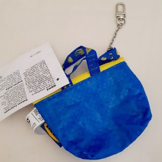 イケア(IKEA)のIKEA   ブルー　ミニバッグ♪イケア　クノーリグ   新品未使用 　青色1個(エコバッグ)