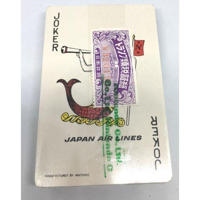 任天堂(ニンテンドウ)の＜未使用品＞　JAL　トランプ　（NINTENDO）日本航空 エンタメ/ホビーのテーブルゲーム/ホビー(トランプ/UNO)の商品写真