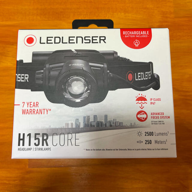 LED LENSER レッドレンザー H15R Core LEDヘッドライト高い防塵防水性能