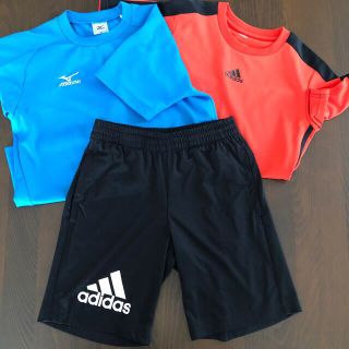 アディダス(adidas)のadidas 上下　ミズノTシャツ　3点セット(Tシャツ/カットソー)