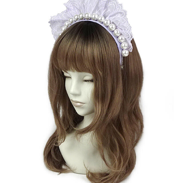 Angelic Pretty(アンジェリックプリティー)のMermaid Pearl カチューシャ レディースのヘアアクセサリー(カチューシャ)の商品写真