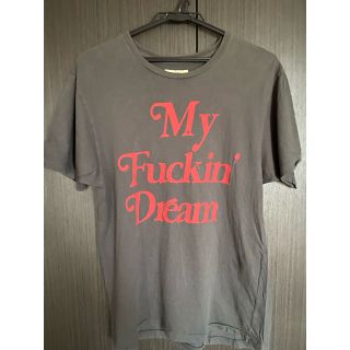 エム(M)のM マイファッキンドリーム　Tシャツ　チャコールグレー(Tシャツ/カットソー(半袖/袖なし))