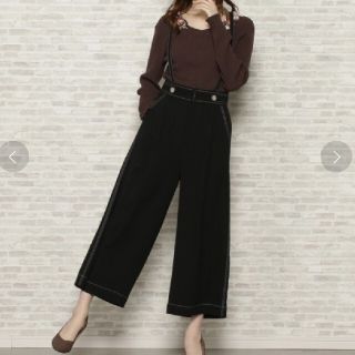 ウィルセレクション(WILLSELECTION)の【ウィルセレクション】ステッチ配色ワイドパンツ(カジュアルパンツ)