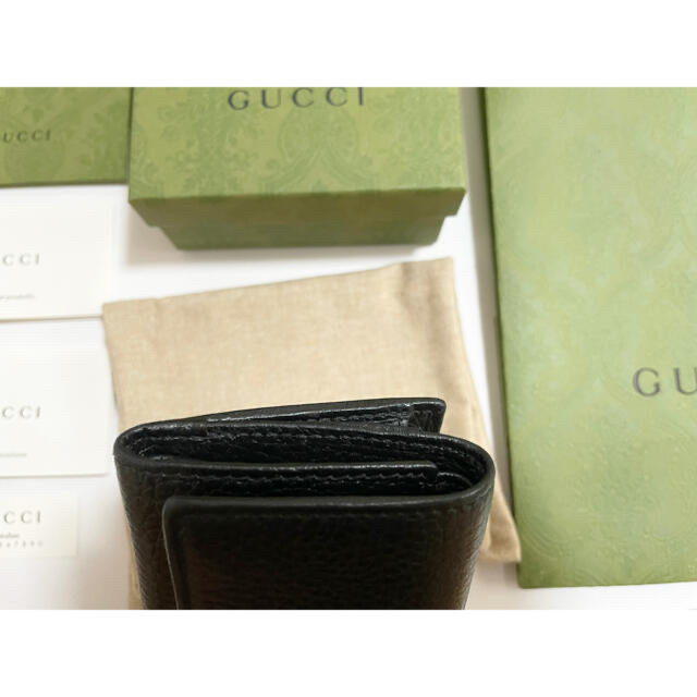 ハードウェ Gucci - gucci財布 GGマーモント 三つ折り財布の通販 by みな｜グッチならラクマ かんたんラ