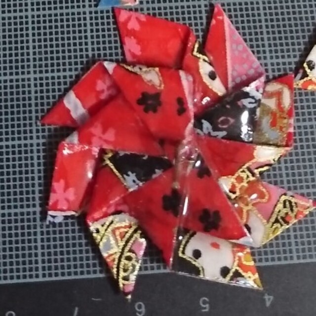 ハンドメイドピアス 風車×15