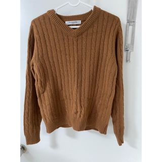 カスタネ(Kastane)の美品 brownニット(ロングワンピース/マキシワンピース)