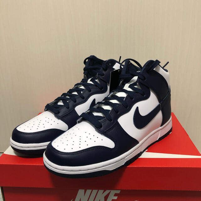 nike dunk high championship navy