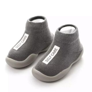 ザラキッズ(ZARA KIDS)のベビーシューズ 12-18m(グレー)(スニーカー)