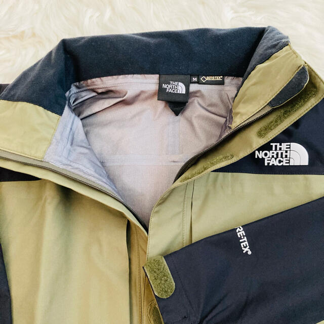 ☆美品 NORTH FACE レインテックスプラズマ M カーキ セットアップ