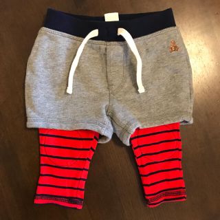 ベビーギャップ(babyGAP)のyumexumi様専用ベビーGAP くまさんパンツ　重ね着風　3〜6ヵ月サイズ(パンツ)