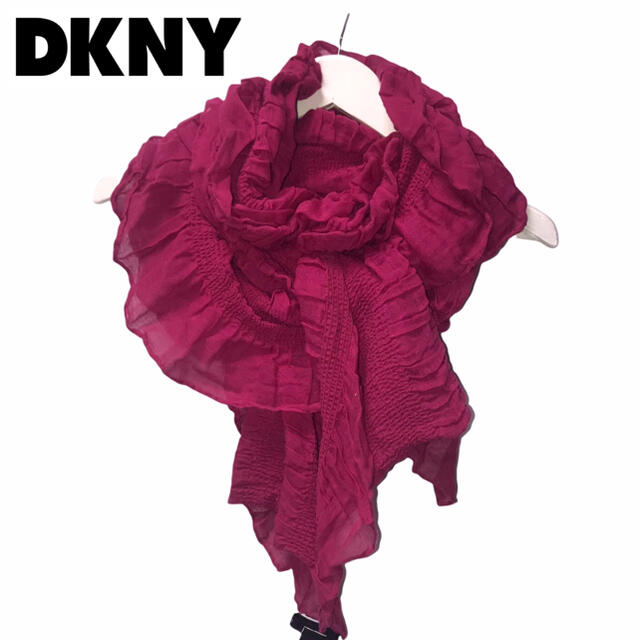 DKNY(ダナキャランニューヨーク)のDKNYフリルマフラー レディースのファッション小物(マフラー/ショール)の商品写真