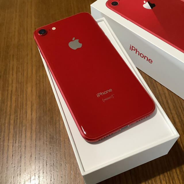 2022年ファッション福袋 iPhone - iPhone8 64GB PRODUCT RED中古美品 スマートフォン本体