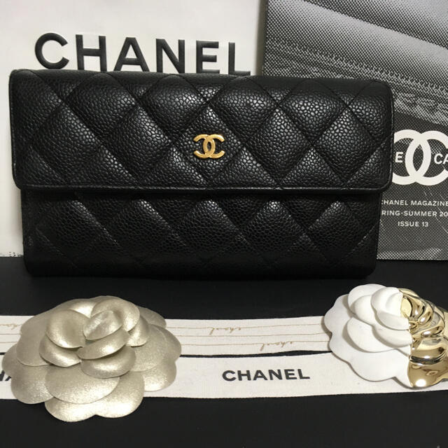 CHANEL - ☆様専用♡超美品☆ シャネル マトラッセ キャビアスキン 長