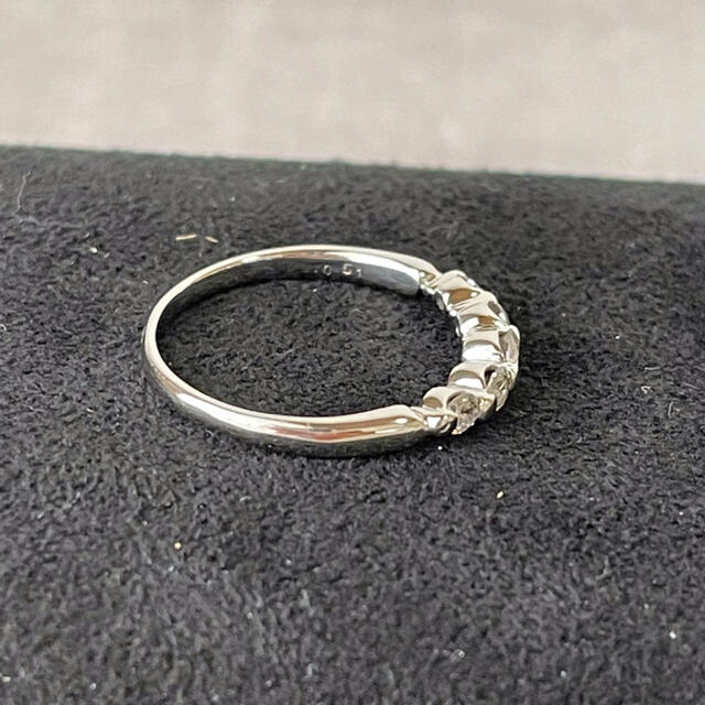 綺麗です☺️✨　Pt900 ダイヤモンド　リング　16号 レディースのアクセサリー(リング(指輪))の商品写真