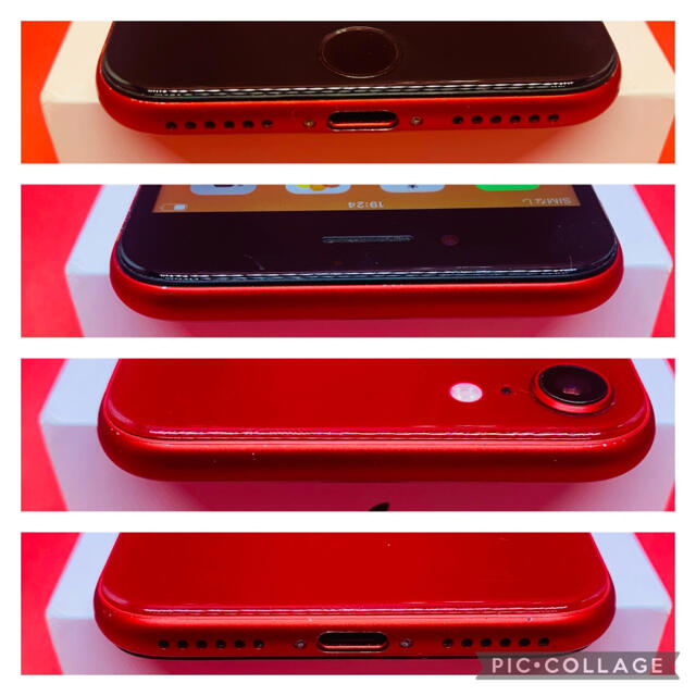 iPhone8 64GB RED SIMフリー バッテリー新品100％