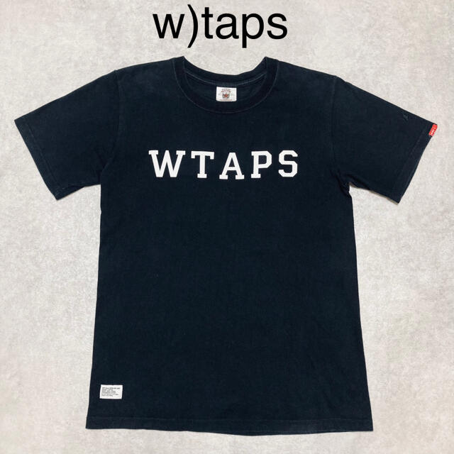 W)taps(ダブルタップス)のWTAPS ダブルタップス bullink ボディ ロゴ Tシャツ ブラック S メンズのトップス(Tシャツ/カットソー(半袖/袖なし))の商品写真