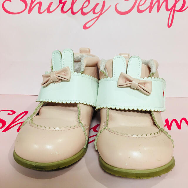 Shirley Temple(シャーリーテンプル)のシャーリーテンプル  🐰うさ耳シューズ　16 キッズ/ベビー/マタニティのキッズ靴/シューズ(15cm~)(スニーカー)の商品写真