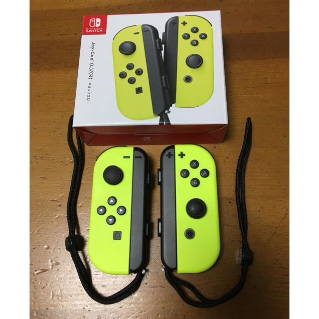 Nintendo Switch(ニンテンドースイッチ)のNintendo Switch  ジョイコン　ネオンイエロー エンタメ/ホビーのゲームソフト/ゲーム機本体(その他)の商品写真