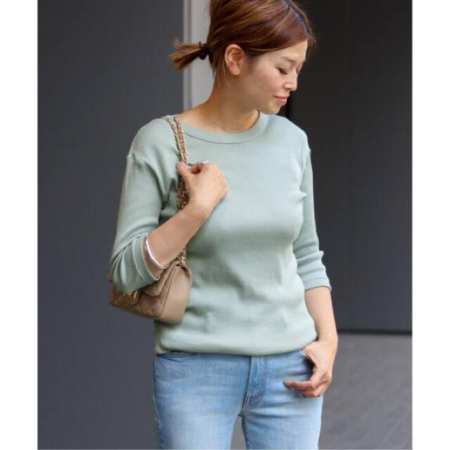 DEUXIEME CLASSE(ドゥーズィエムクラス)のDeuxieme Classe *rib Tシャツ レディースのトップス(カットソー(長袖/七分))の商品写真