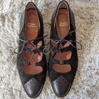 ヴィヴィアンウエストウッド(Vivienne Westwood)のヴィヴィアンウエストウッド レースアップシューズ ブラック(ハイヒール/パンプス)