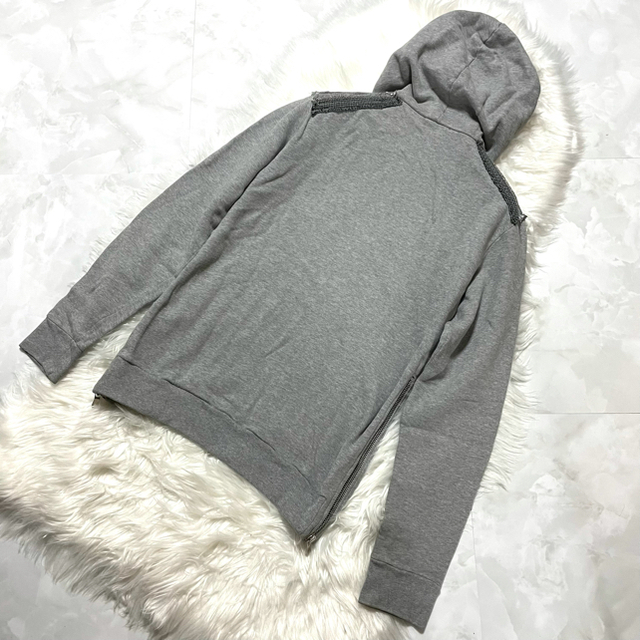 BALMAIN - 本物 美品 バルマンオム ショルダー装飾ライン ZIP UP
