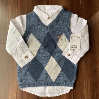 エイチアンドエム(H&M)の【新品】トップス H&M エイチアンドエム 重ね着セット キッズ 75(シャツ/カットソー)