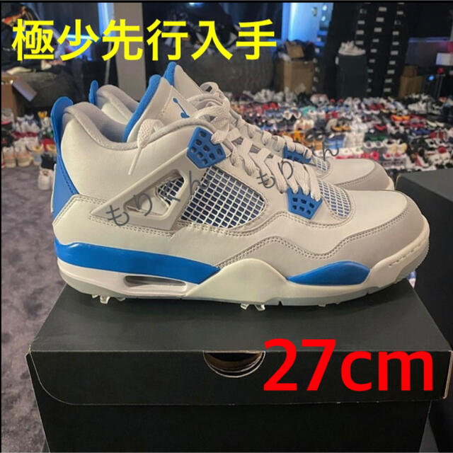 ゴルフ極少先行入手 27cm NIKE AIR JORDAN 4 ゴルフ ジョーダン