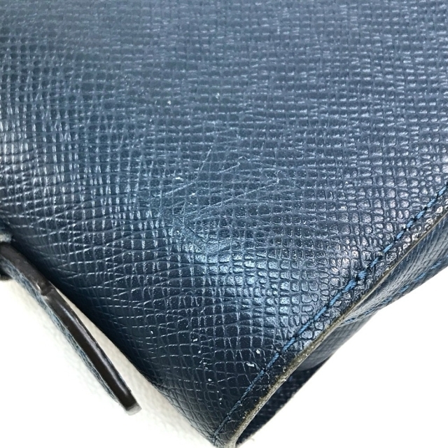 ルイヴィトン LOUIS VUITTON ジッピーXL M42098 タイガ クラッチバッグ ハンドル付き 長財布 タイガレザー オセアン ブルー系